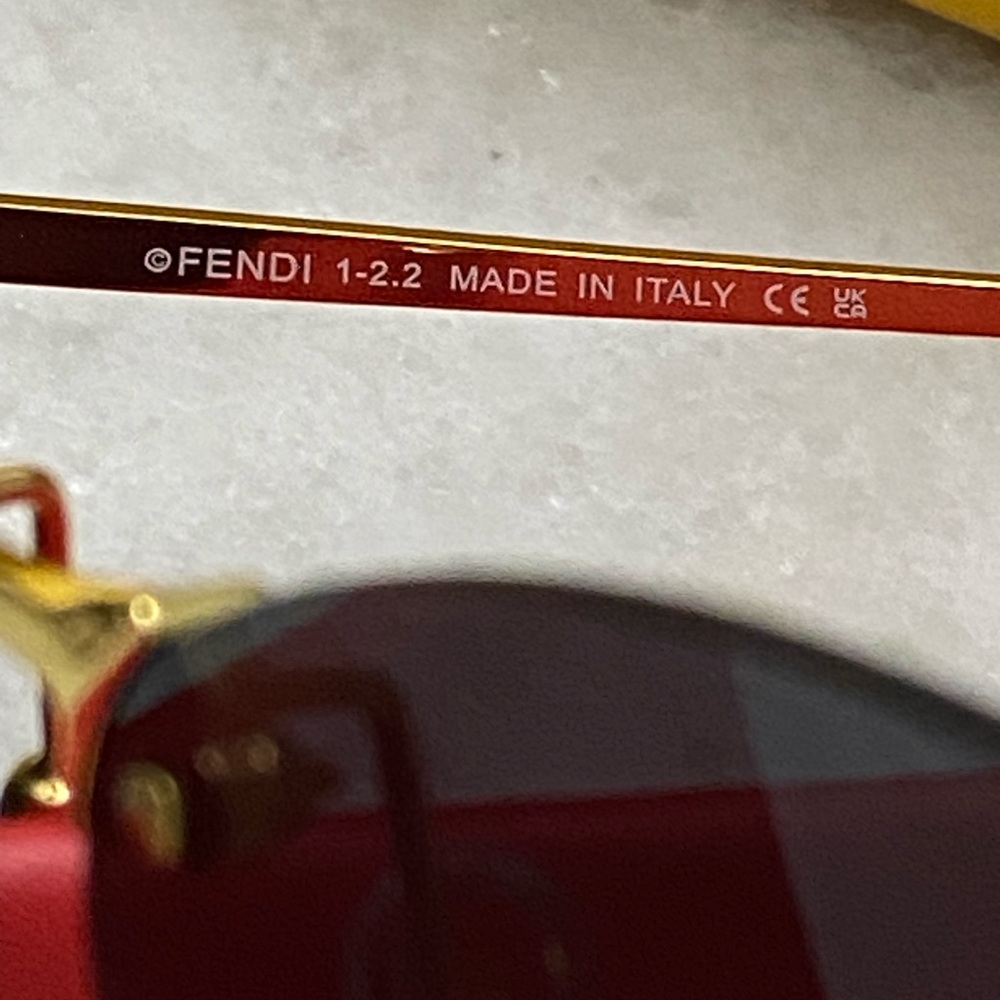 Fendi Rimless oval sunglasses - Picture 7 of 11